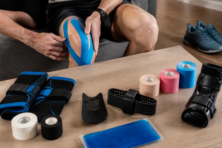 Sporttape en hulpmiddelen